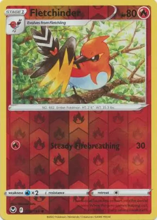 Fletchinder Reverse Holo 028, Silver Tempest | Sword & Shield, , 0.00 kr, Pokesingles. Kjøp pokemon kort til lave priser hos oss.