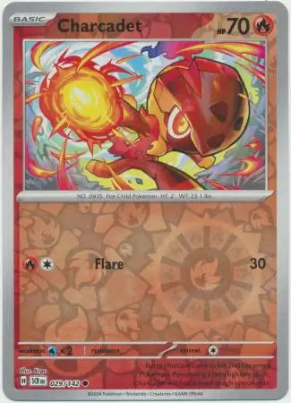 Charcadet Reverse Holo 029 - Stellar Crown Pokesingles