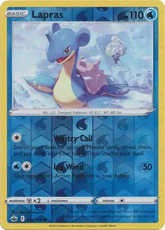 Lapras Reverse Holo 029