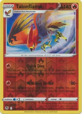 Talonflame Reverse Holo 029, Silver Tempest | Sword & Shield, , 0.00 kr, Pokesingles. Kjøp pokemon kort til lave priser hos oss.