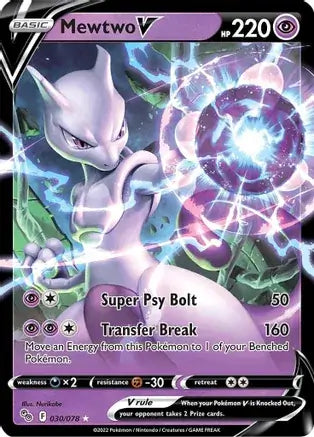30 Mewtwo V, Pokemon Go | Sword & Shield, nonholo, 29.00 kr, Pokesingles. Kjøp pokemon kort til lave priser hos oss.