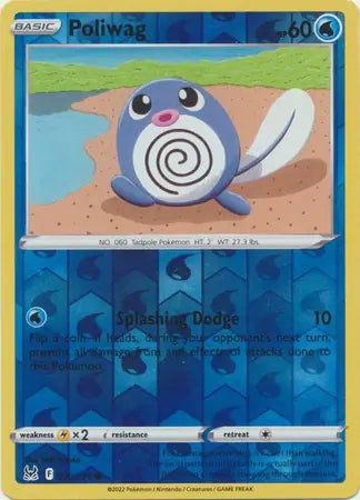 Poliwag Reverse Holo 030, Lost Origin | Sword & Shield, , 0.00 kr, Pokesingles. Kjøp pokemon kort til lave priser hos oss.