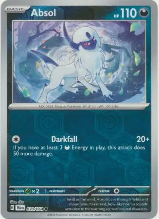 Absol Reverse Holo 030 - Shrouded Fable Pokesingles