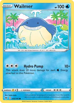 Wailmer 031 - Vivid Voltage Pokesingles