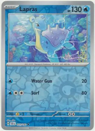 Lapras Reverse Holo 031 - Stellar Crown