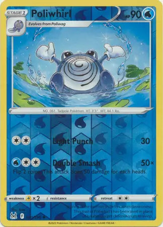 Poliwhirl Reverse Holo 031, Lost Origin | Sword & Shield, , 0.00 kr, Pokesingles. Kjøp pokemon kort til lave priser hos oss.