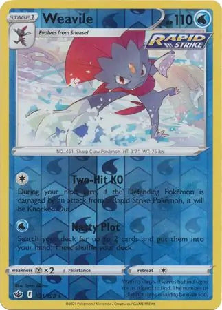 Weavile Reverse Holo 031