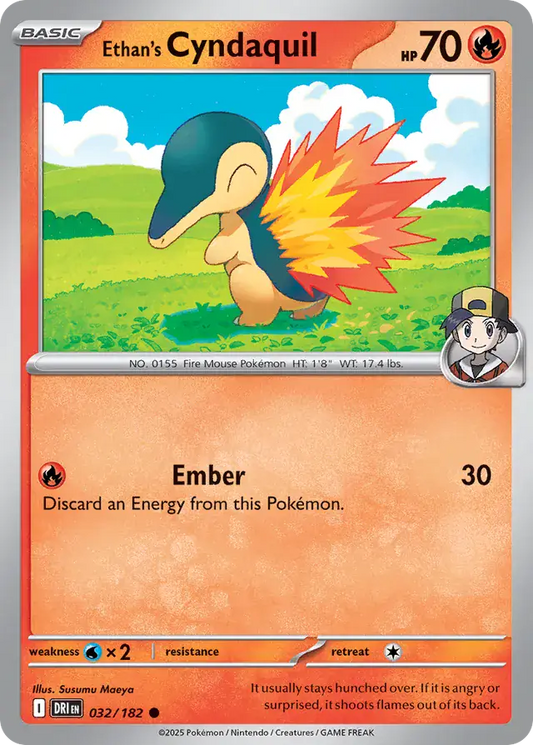 Ethan's Cyndaquil 032 - Destined Rivals Pokesingles