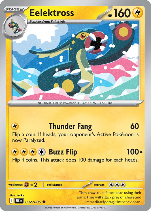 Eelektross 032 - Black Bolt Pokesingles