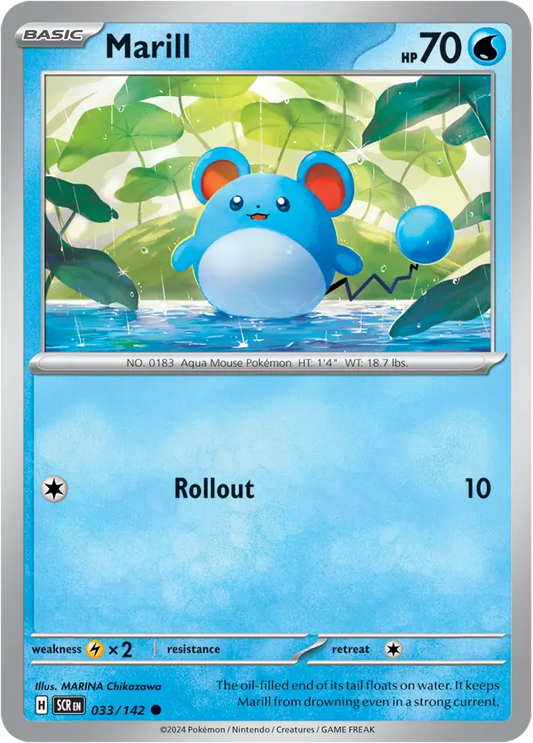 Marill 033 - Stellar Crown Pokesingles