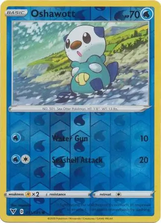Oshawott Reverse Holo 033 - Vivid Voltage