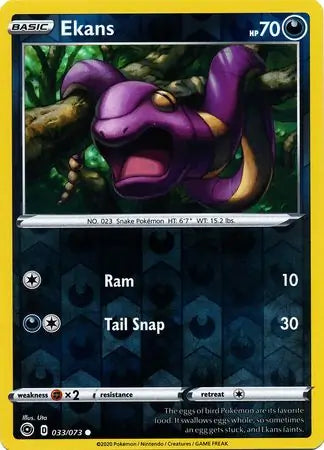 Ekans Reverse Holo 033