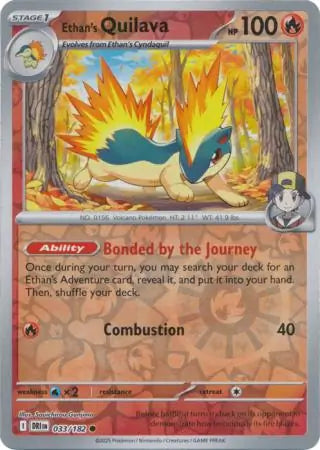 Ethan's Quilava Reverse Holo 033 - Destined Rivals Pokesingles