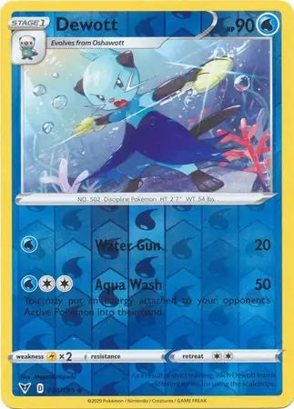 Dewott Reverse Holo 034 - Vivid Voltage