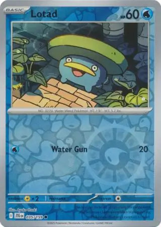 Lotad Reverse Holo 035 - Journey Together Pokesingles