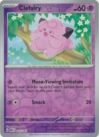 035 Clefairy Reverse Holo, 151 | Scarlet & Violet, reverse, 4.00 kr, Pokesingles. Kjøp pokemon kort til lave priser hos oss.