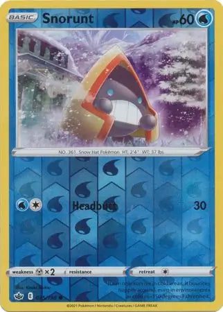 Snorunt Reverse Holo 035