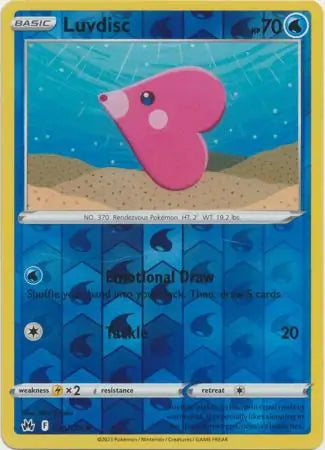 Luvdisc Reverse Holo 035, Crown Zenith | Sword & Shield, , 0.00 kr, Pokesingles. Kjøp pokemon kort til lave priser hos oss.