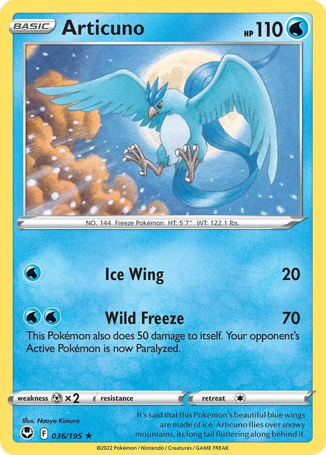 Articuno 036, Silver Tempest | Sword & Shield, , 0.00 kr, Pokesingles. Kjøp pokemon kort til lave priser hos oss.