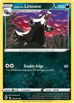 Galarian Linoone 036