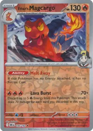 Ethan's Magcargo Reverse Holo 036 - Destined Rivals Pokesingles