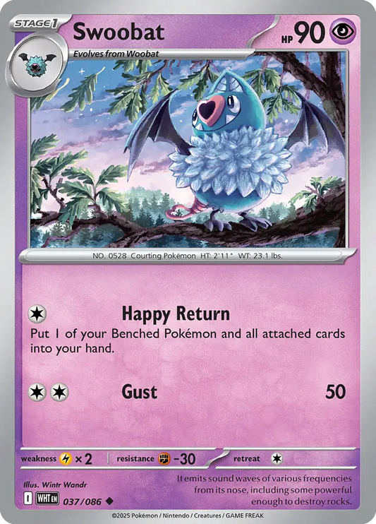 Swoobat 037 - White Flare Pokesingles
