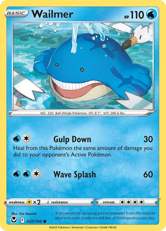 Wailmer 037, Silver Tempest | Sword & Shield, , 0.00 kr, Pokesingles. Kjøp pokemon kort til lave priser hos oss.