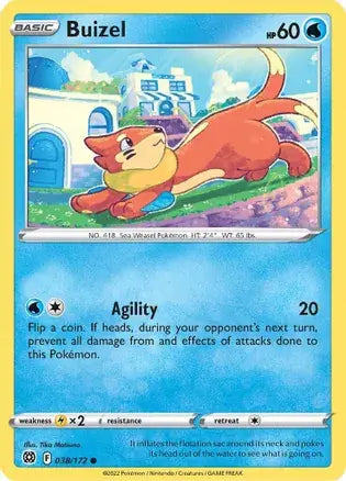Buizel 038, Brilliant Stars | Sword & Shield, , 0.00 kr, Pokesingles. Kjøp pokemon kort til lave priser hos oss.