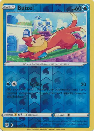 Buizel Reverse Holo 038, Brilliant Stars | Sword & Shield, , 0.00 kr, Pokesingles. Kjøp pokemon kort til lave priser hos oss.