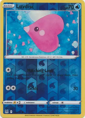 Luvdisc Reverse Holo 038, Lost Origin | Sword & Shield, , 0.00 kr, Pokesingles. Kjøp pokemon kort til lave priser hos oss.