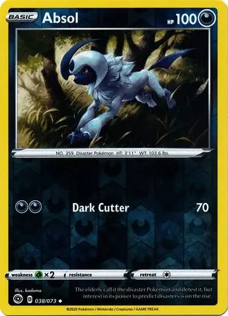 Absol Reverse Holo 038