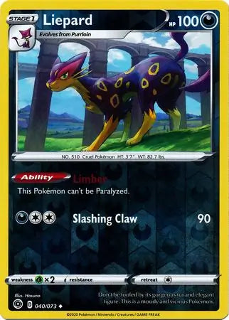 Liepard Reverse Holo 040