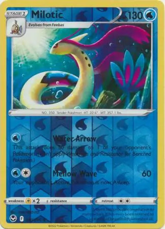 Milotic Reverse Holo 040, Silver Tempest | Sword & Shield, , 0.00 kr, Pokesingles. Kjøp pokemon kort til lave priser hos oss.