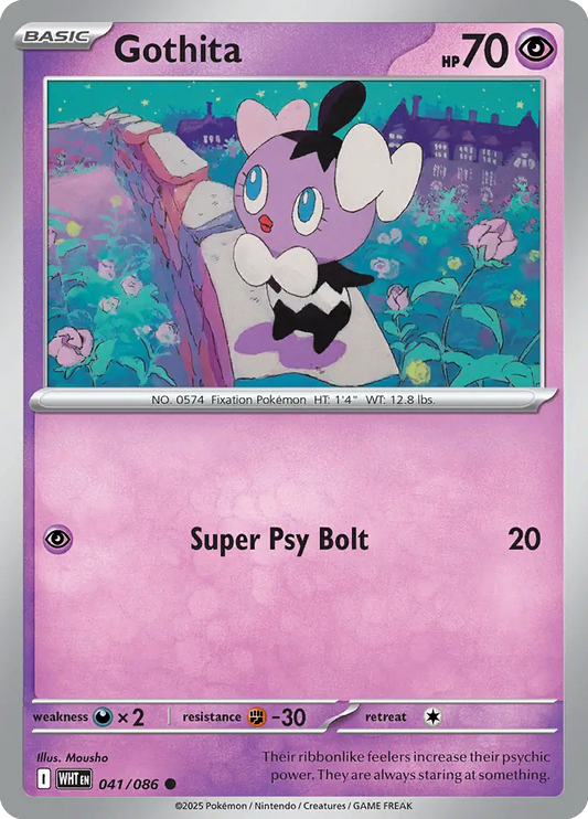 Gothita 041 - White Flare Pokesingles