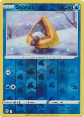 Snorunt Reverse Holo 041, Silver Tempest | Sword & Shield, , 0.00 kr, Pokesingles. Kjøp pokemon kort til lave priser hos oss.