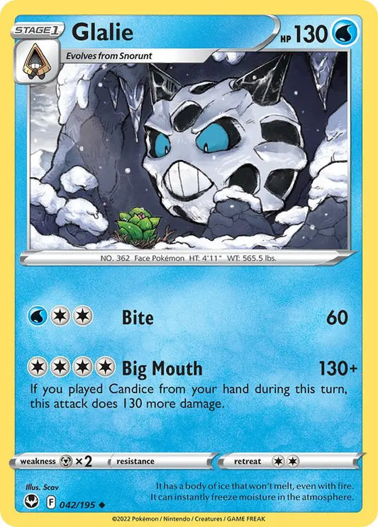 Glalie 042, Silver Tempest | Sword & Shield, , 0.00 kr, Pokesingles. Kjøp pokemon kort til lave priser hos oss.