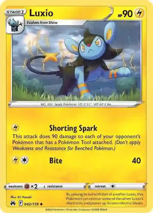 Luxio 042, Crown Zenith | Sword & Shield, , 0.00 kr, Pokesingles. Kjøp pokemon kort til lave priser hos oss.