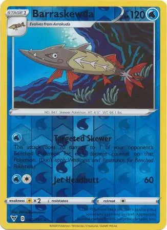 Barraskewda Reverse Holo 042 - Vivid Voltage