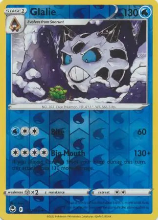 Glalie Reverse Holo 042, Silver Tempest | Sword & Shield, , 0.00 kr, Pokesingles. Kjøp pokemon kort til lave priser hos oss.