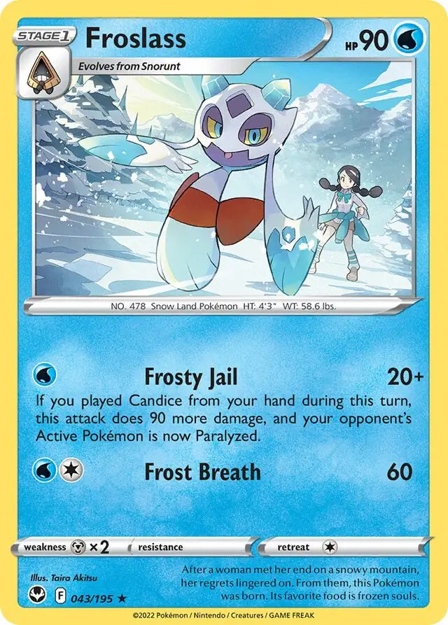 Froslass 043, Silver Tempest | Sword & Shield, , 0.00 kr, Pokesingles. Kjøp pokemon kort til lave priser hos oss.