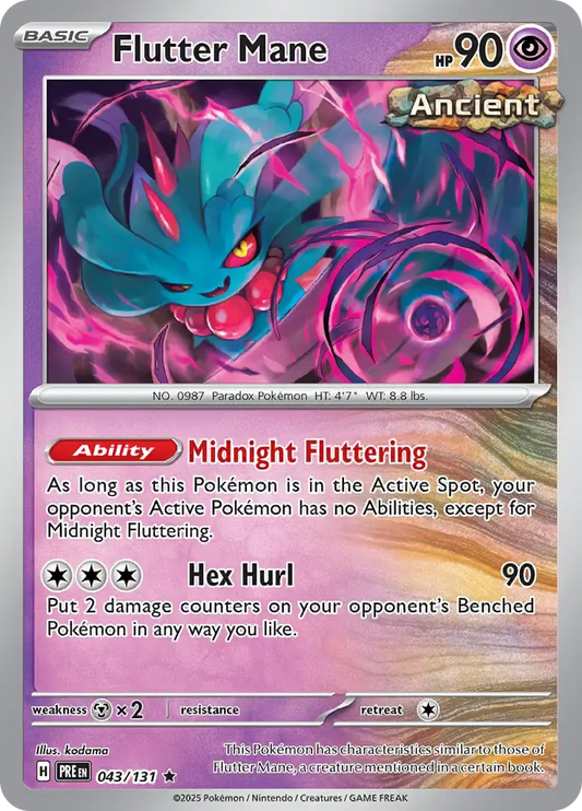 Flutter Mane 043 - Prismatic Evolutions Pokesingles