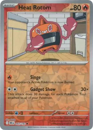 Heat Rotom Reverse Holo 043 - Destined Rivals Pokesingles
