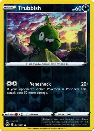 Trubbish Reverse Holo 043
