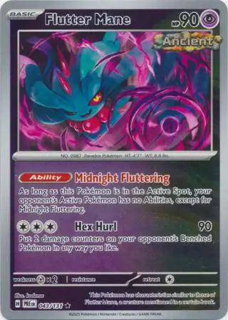 Flutter Mane Reverse Holo 043 Pokesingles