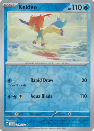 044 Keldeo - Reverse Holo, Temporal Forces | Scarlet & Violet, reverse, 4.00 kr, Pokesingles. Kjøp pokemon kort til lave priser hos oss.