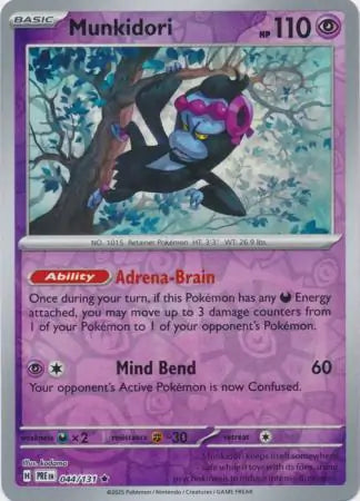 Munkidori Reverse Holo 044 Pokesingles