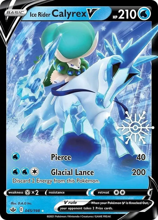 Ice Rider Calyrex V Holiday Calendar 45 - Miscellaneous Promos Pokesingles