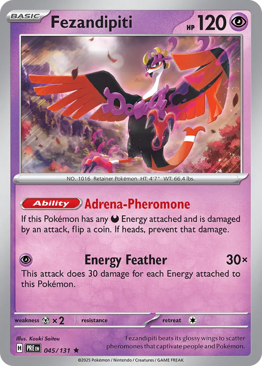 Fezandipiti 045 - Prismatic Evolutions Pokesingles
