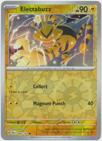 Electabuzz Reverse Holo 046 - Stellar Crown Pokesingles