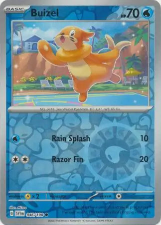 046 Buizel - Reverse Holo, Scarlet & Violet Base, , 4.00 kr, Pokesingles. Kjøp pokemon kort til lave priser hos oss.